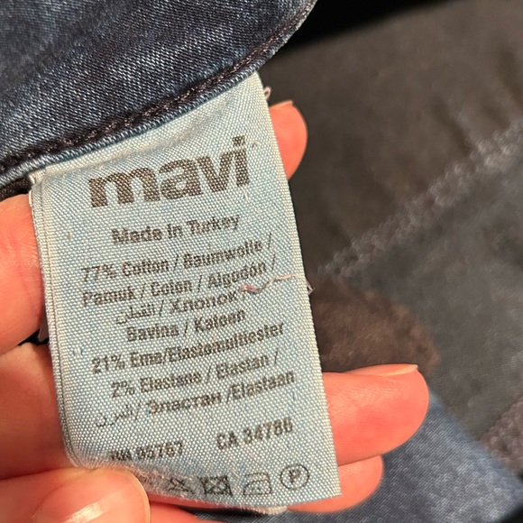 MAVI, “Alexa” Skinny Jeans, Frayed Hem, Blue Wash, Sz 10?/12? - Picture 3 of 11